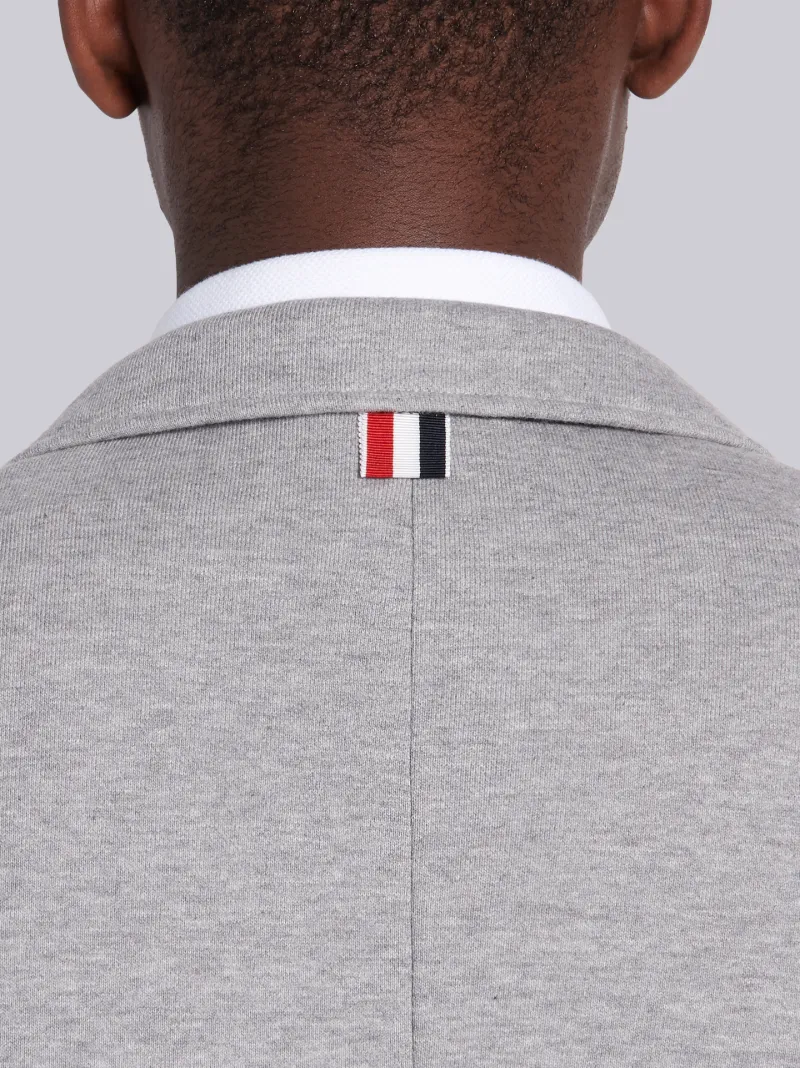 Medium Grey Classic Loop Back 4-Bar Classic Sport Coat | Thom Browne