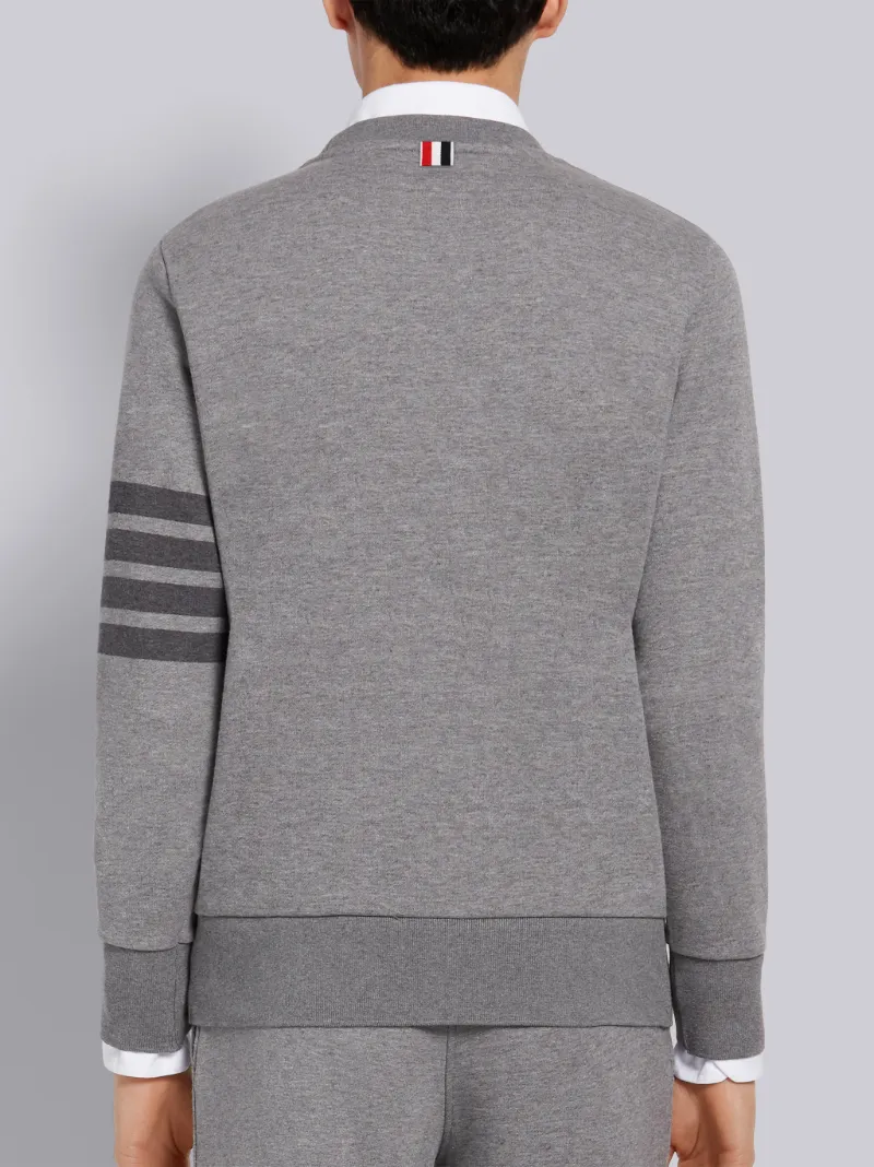 grey loopback sweatshirt