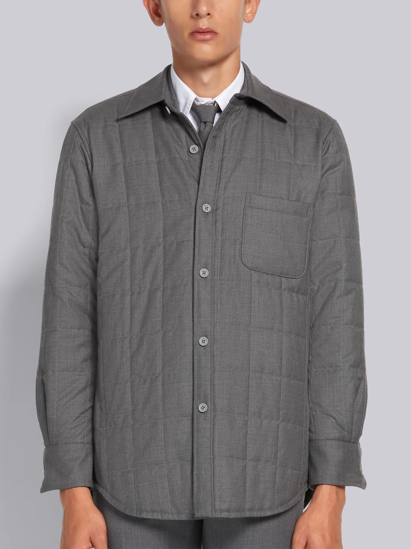 twill shirt jacket