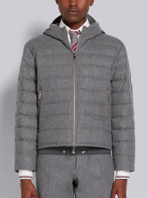 wool filled puffer jacket