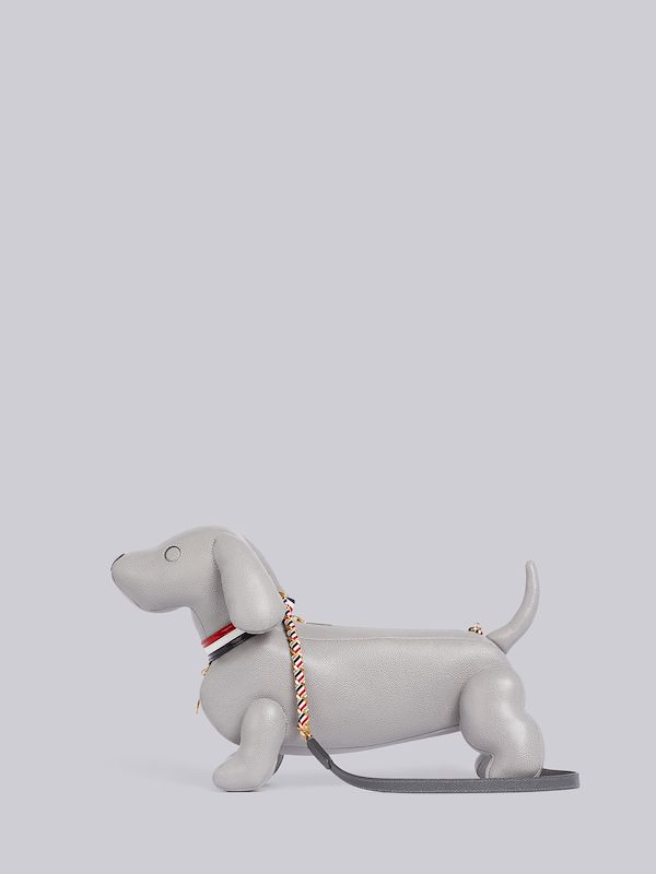 Medium Grey Pebbeled Mini Hector Bag
