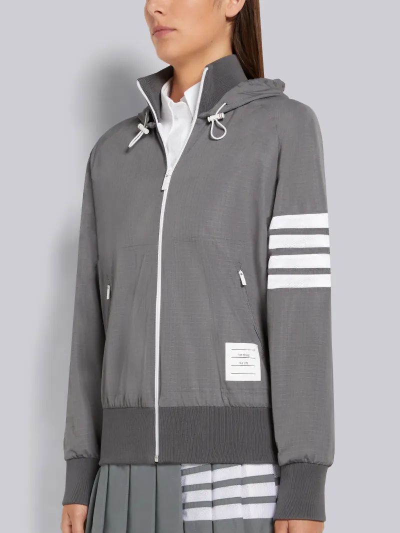 hooded varsity jacket womens