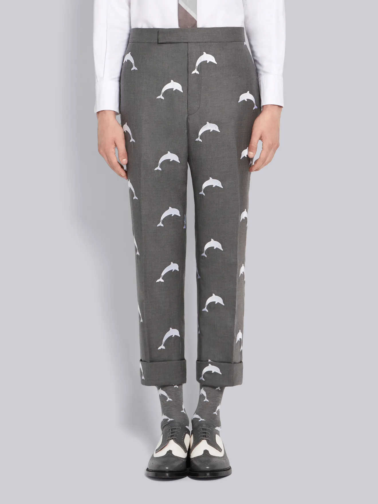 Medium Grey School Uniform Dolphin 