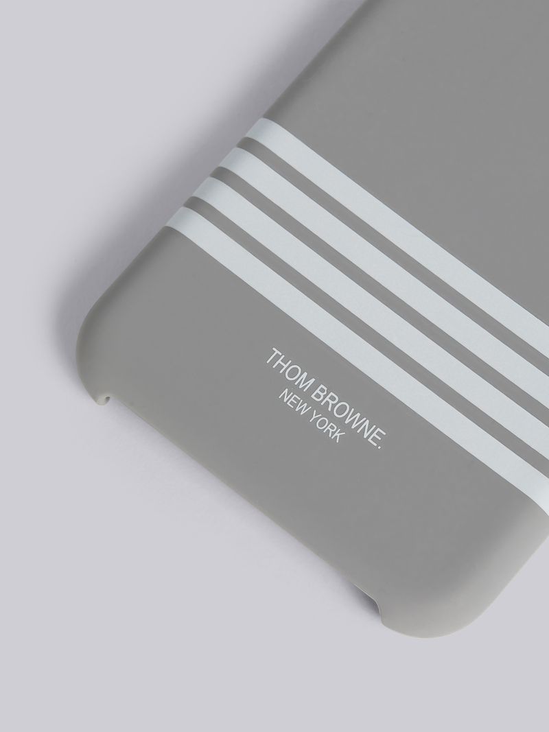 Medium Grey Silicone 4Bar IPhone 11 Pro Case Thom Browne Official