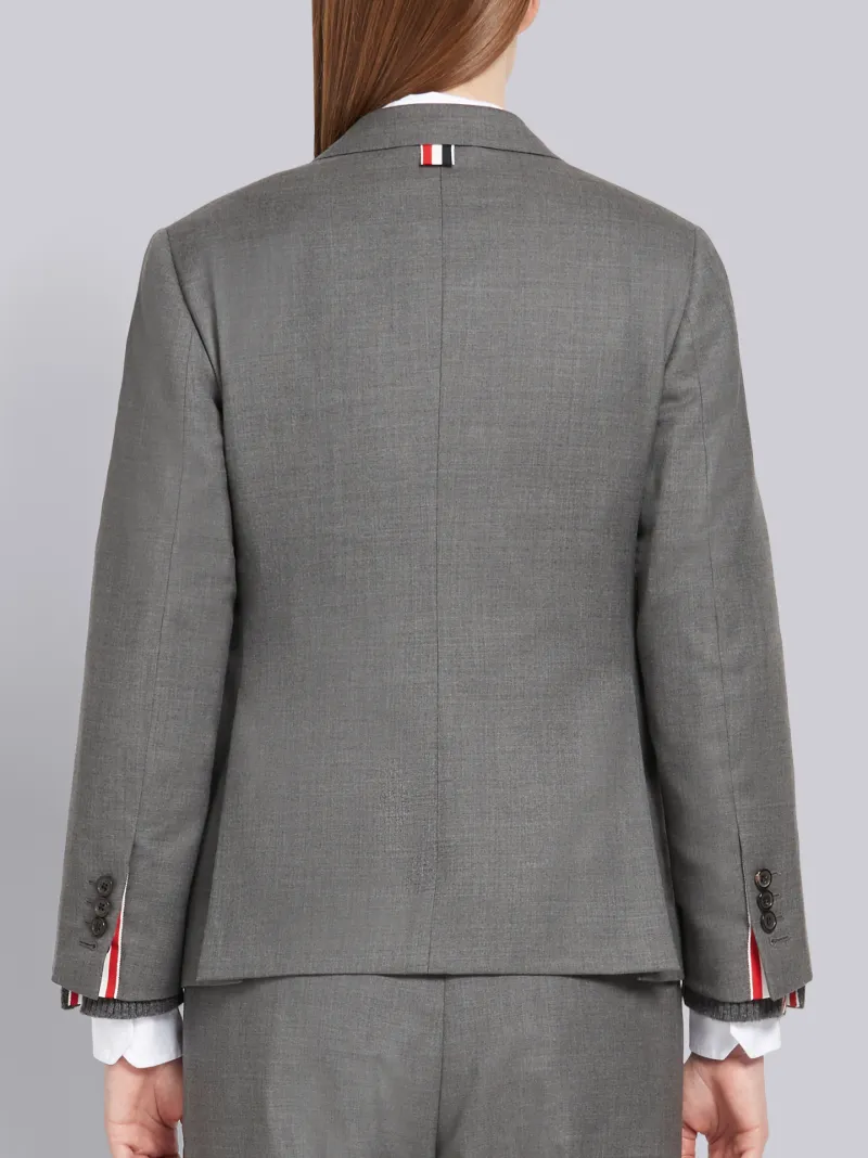 Medium Grey Super 120s Twill Classic Jacket