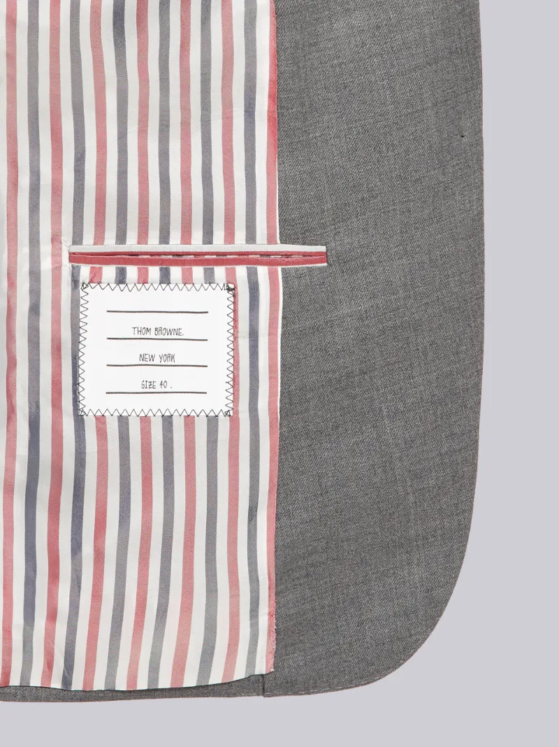 Medium Grey Super 120s Twill Classic Jacket