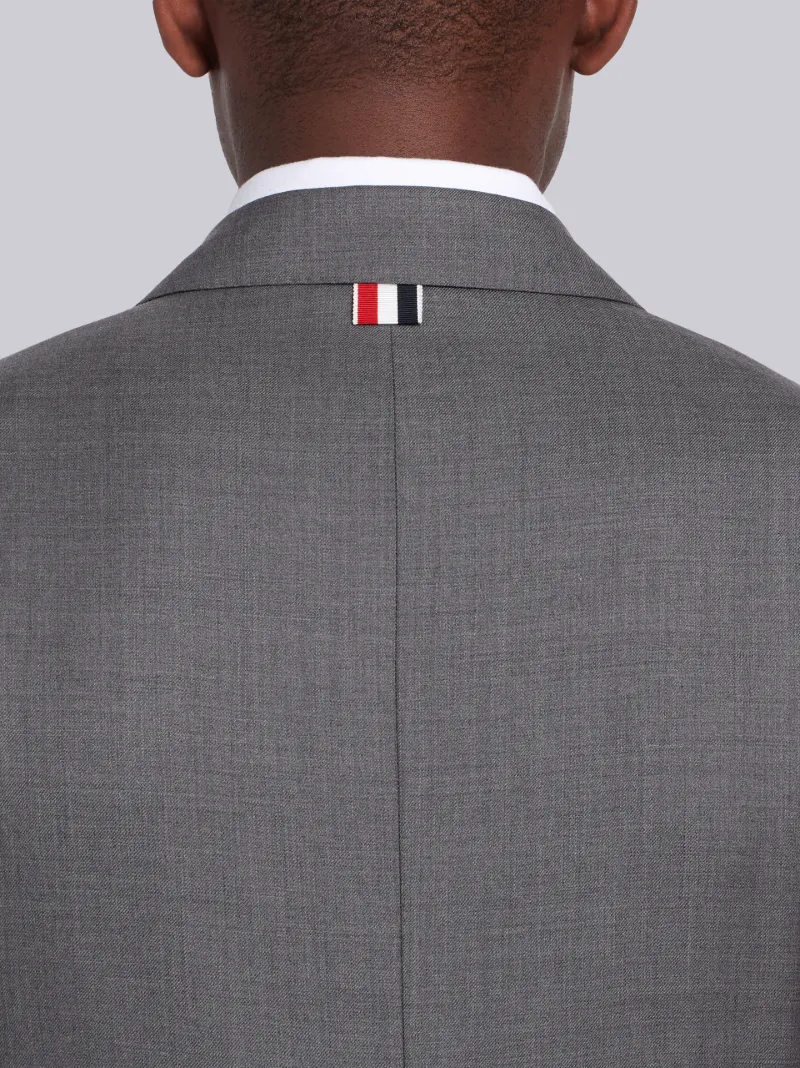 Medium Grey Super 120s Twill Classic Sport Coat