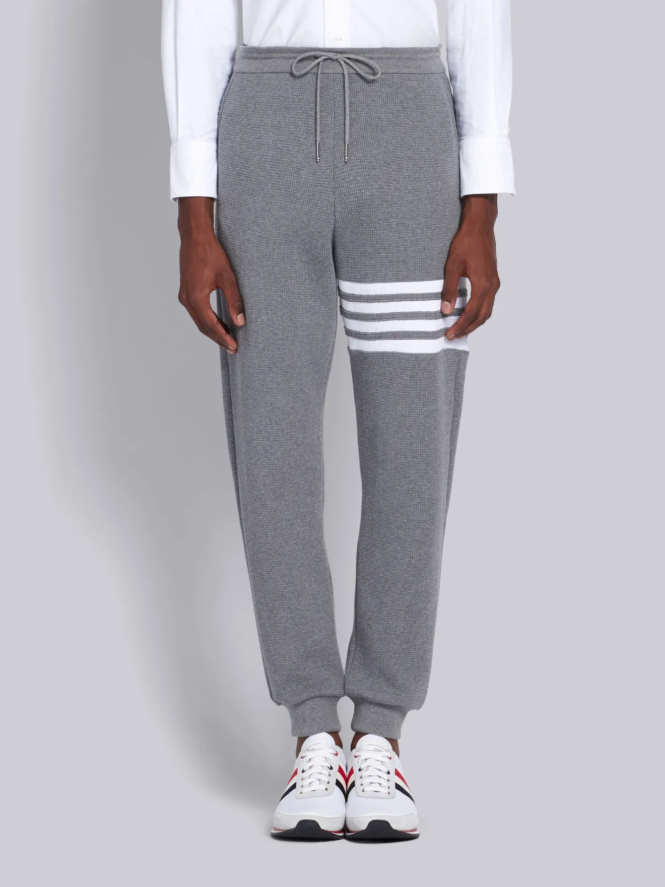 sweatpants with stripe