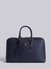 Medium Holdall In Navy Pebble Grain