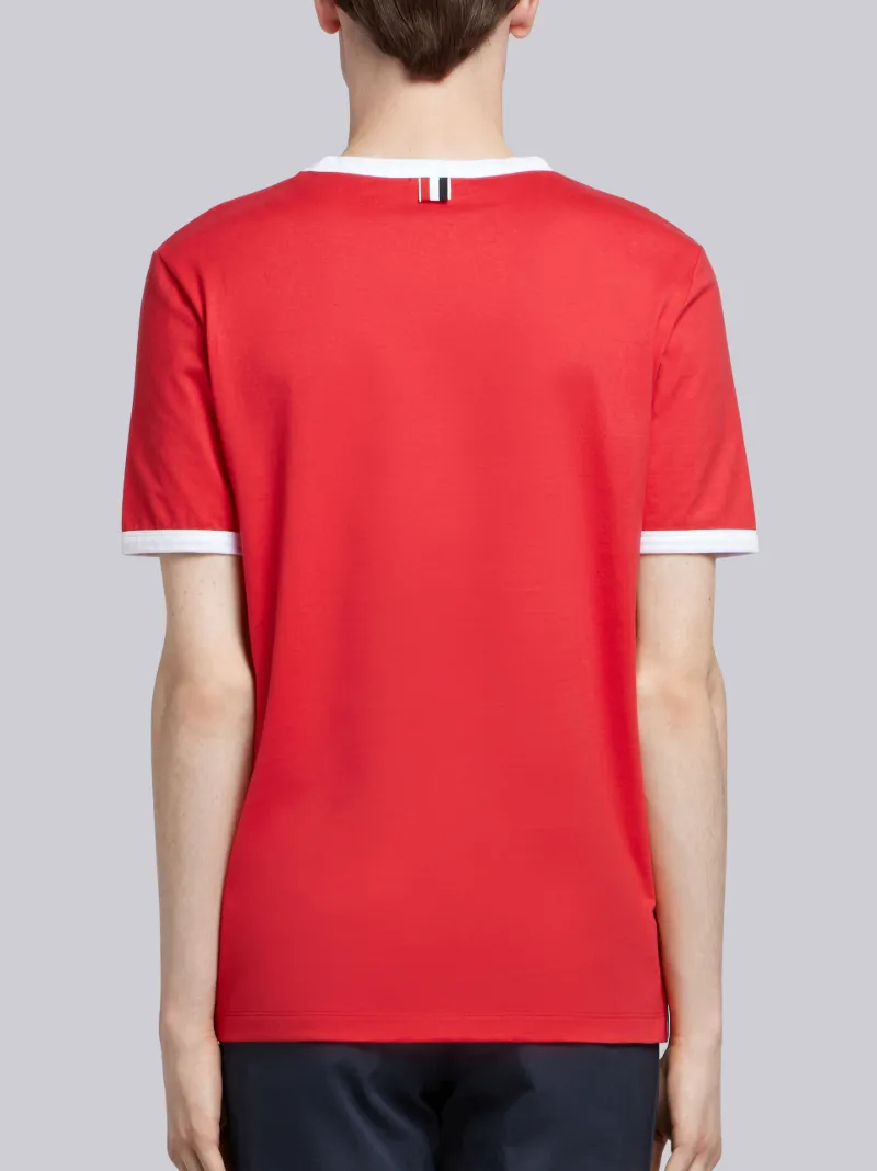 Medium-Weight Jersey Ringer Tee