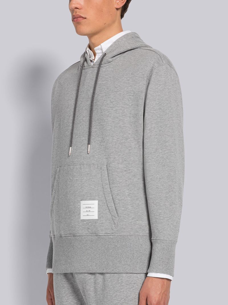 MELANGE BRUSHED LOOPBACK PULLOVER HOODIE