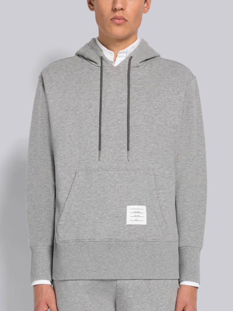 MELANGE BRUSHED LOOPBACK PULLOVER HOODIE Thom Browne