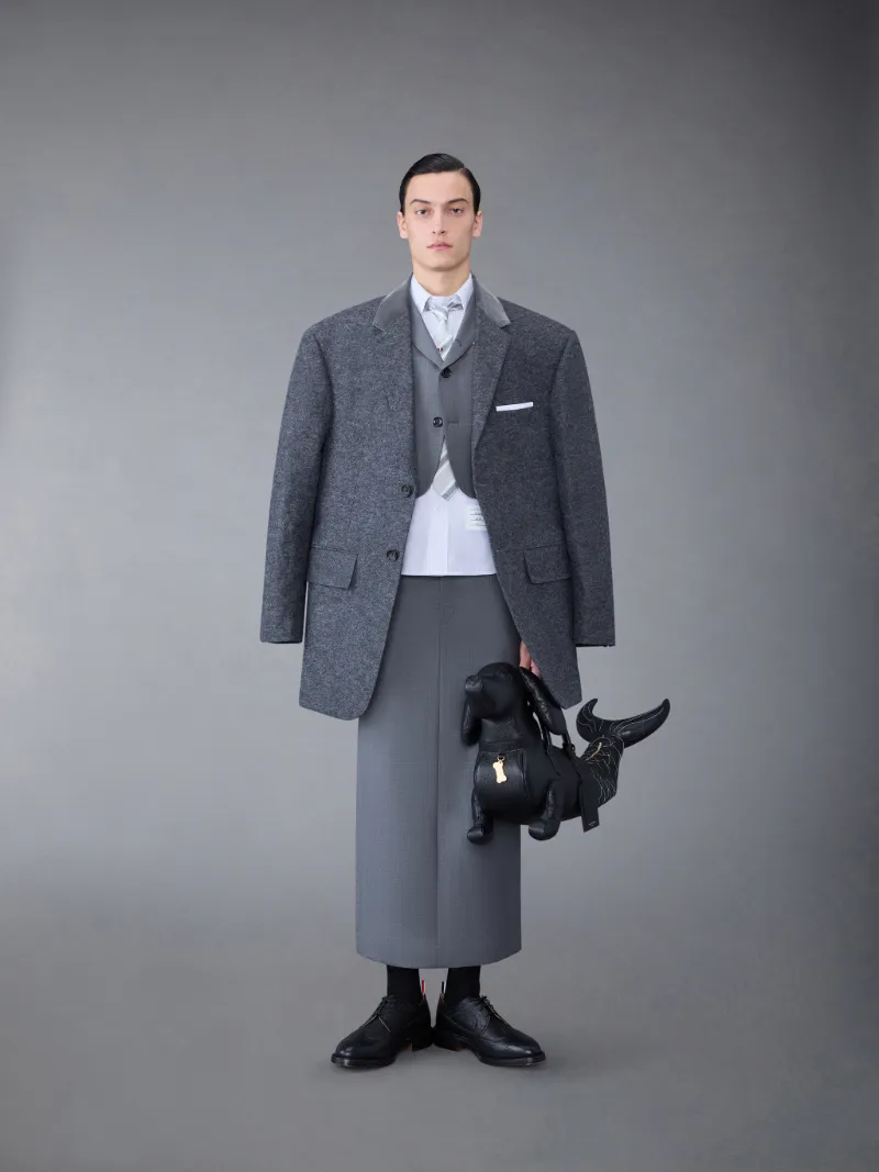 Melton Oversized Classic Sport Coat | Thom Browne