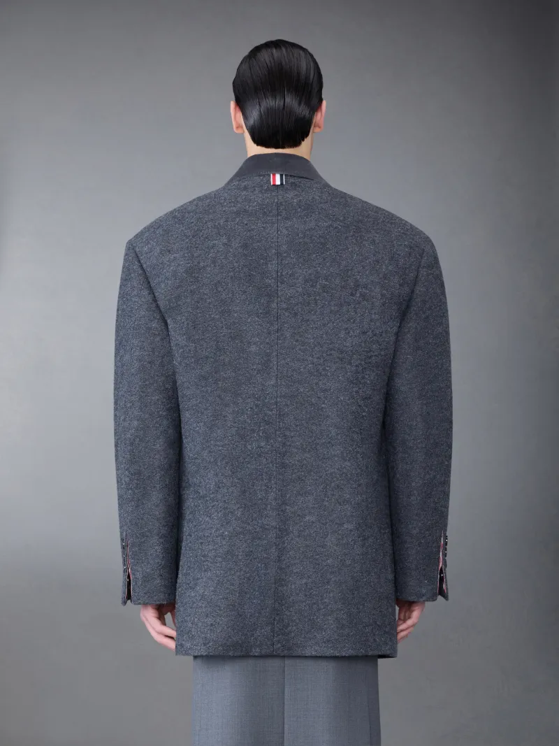 Melton Oversized Classic Sport Coat | Thom Browne