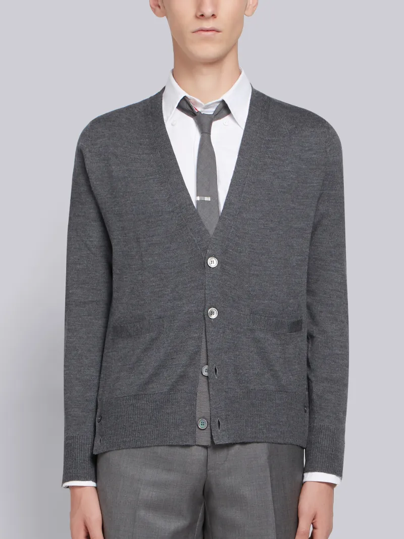 Mercerized Merino Cardigan|Thom Browne
