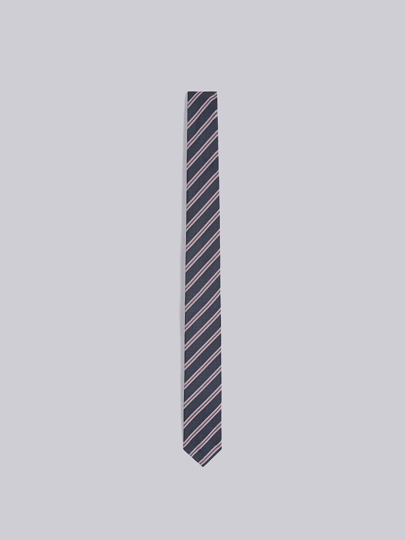 Micro Hairline Stripe Jacquard Classic Tie