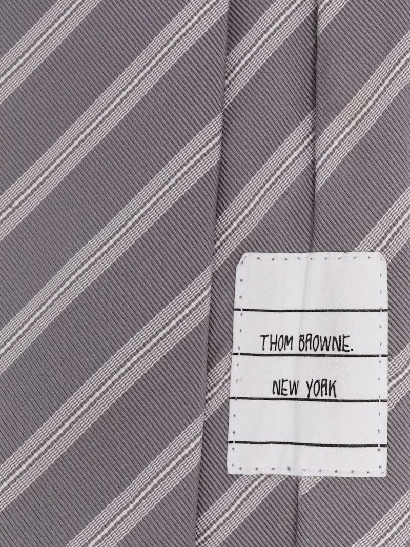 Micro Hairline Stripe Jacquard Classic Tie