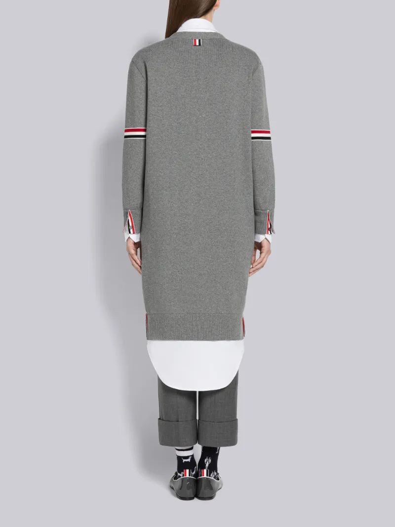 Milano Stitch Oxford Combo Cardigan Shirtdress