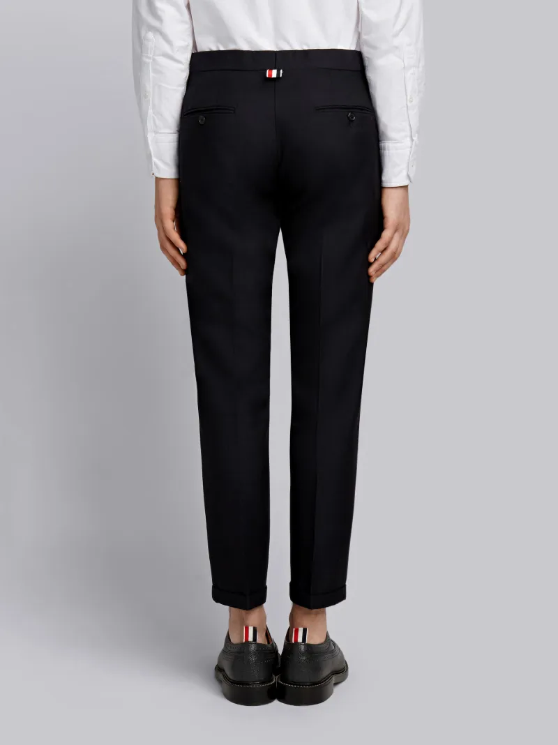 Mohair Wool Low-Rise Skinny Trouser 