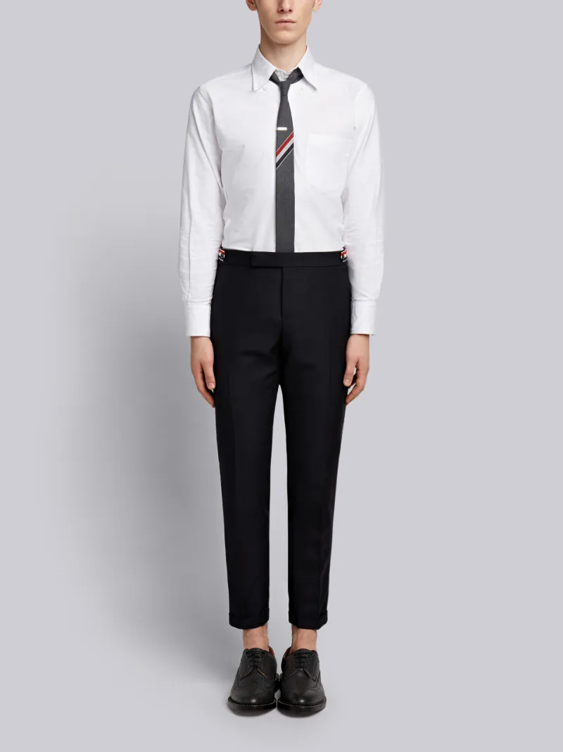 Mohair Wool Low-Rise Skinny Trouser 
