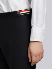 Mohair Wool Low-Rise Skinny Trouser
