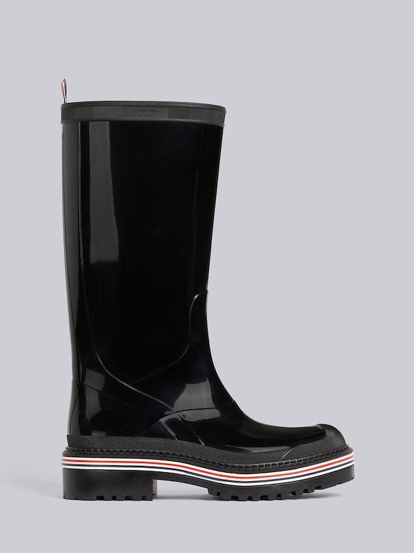 Molded Rubber Knee High Rain Boot