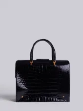Mr. Thom Bag In Black Alligator