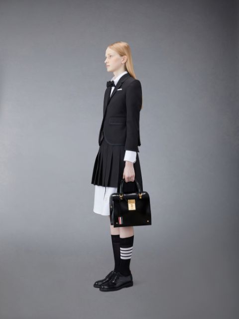 Thom Browne Thom Browne Hector Pebbled Leather Bag - Stylemyle