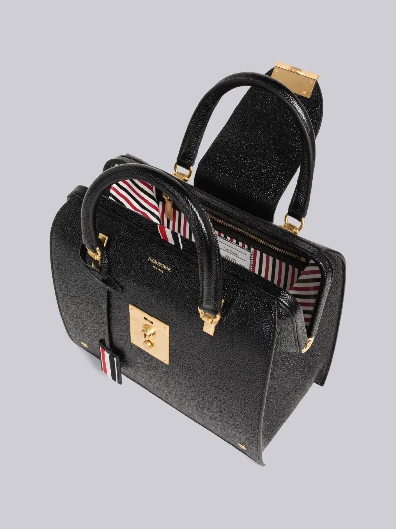 Mrs.Thom pebble-texture satchel bag