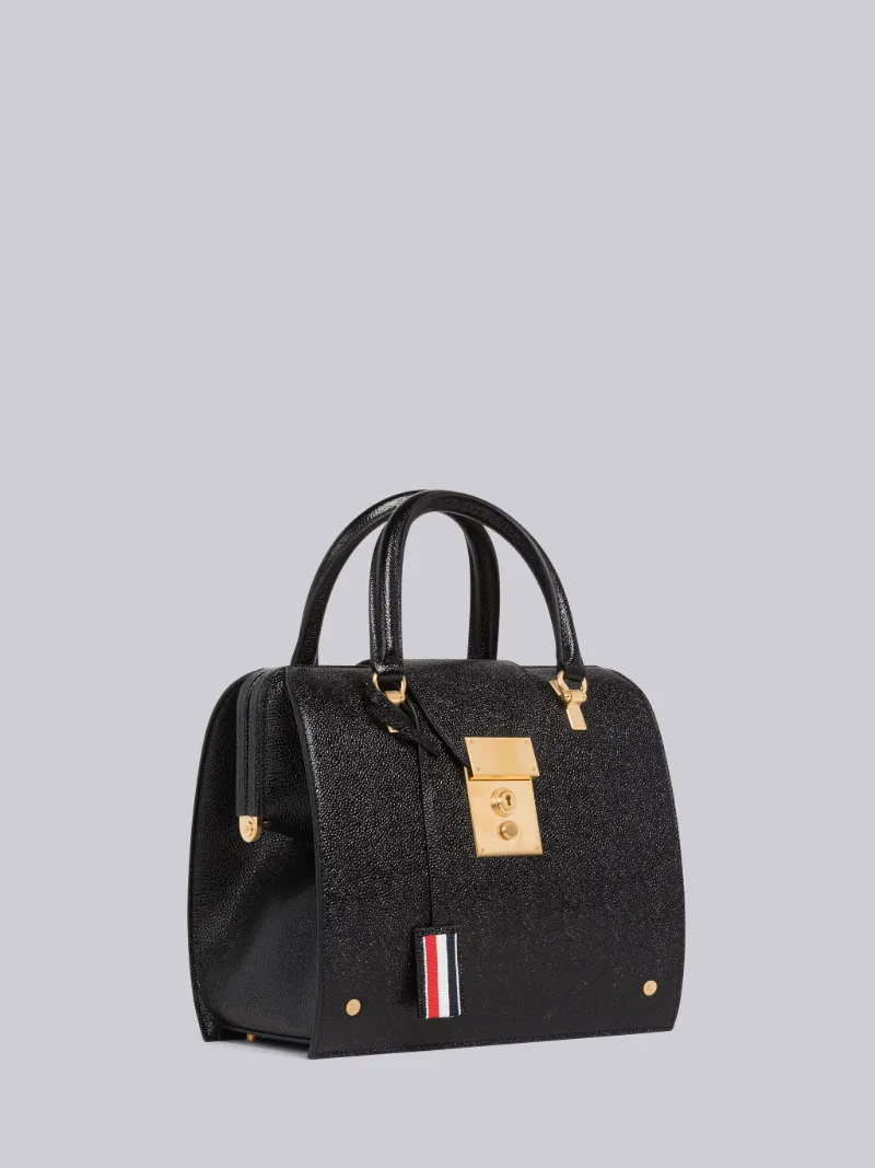Mrs.Thom pebble-texture satchel bag