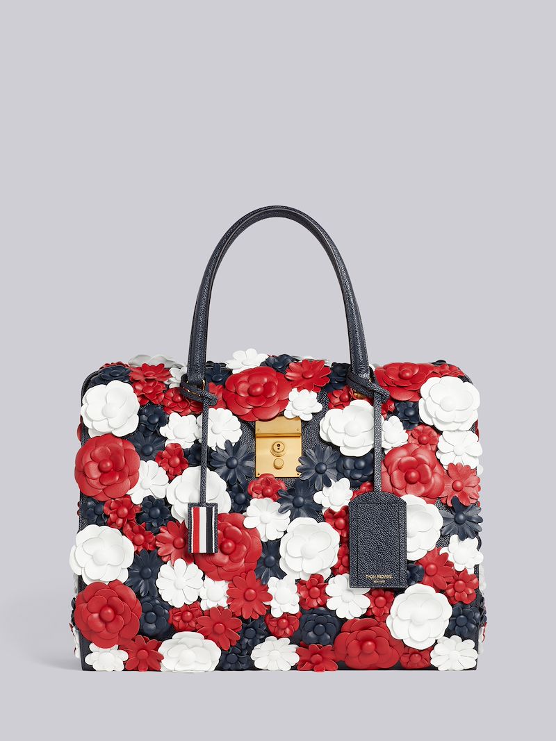 Multicolor Calf Leather Flower Mr. Thom