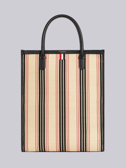 Off White Double Face Cotton Small Tool Tote Bag | Thom Browne