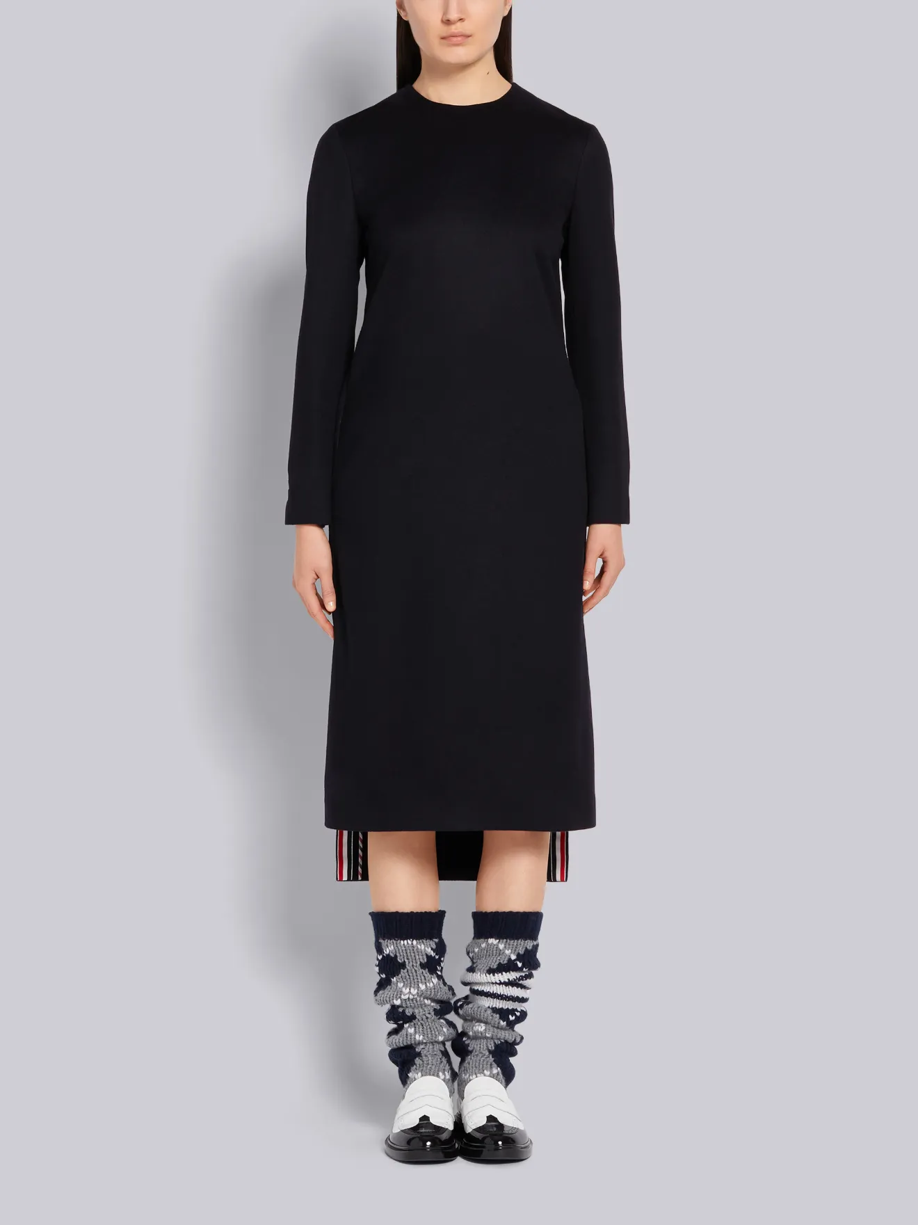 below the knee casual dresses with sleeves