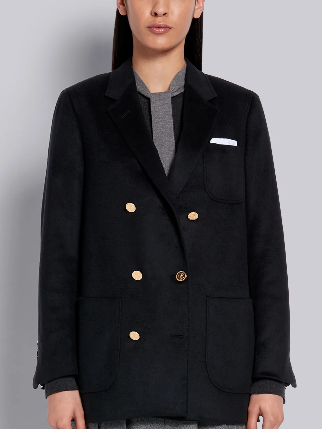 navy cashmere jacket