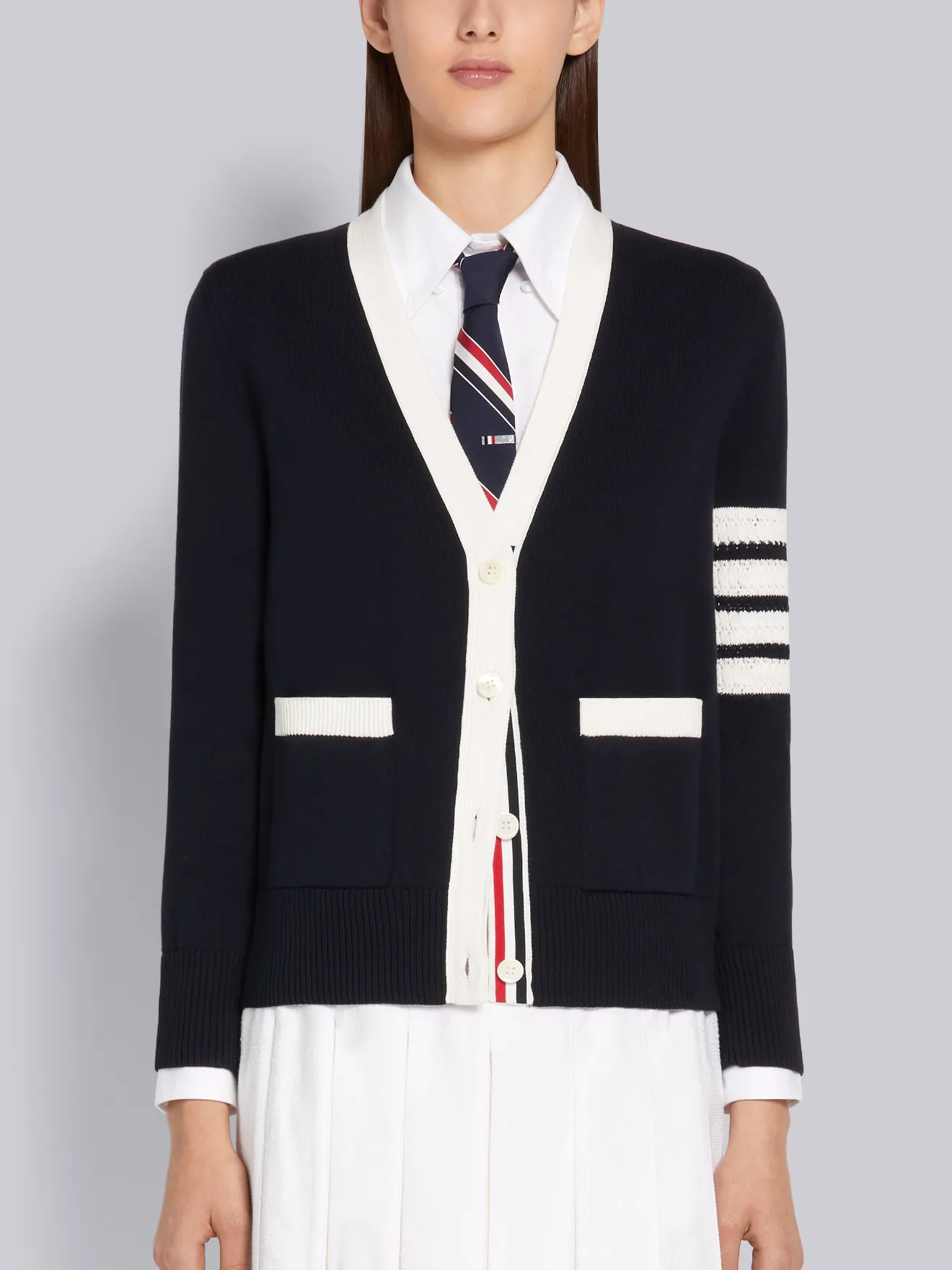 short cotton cardigan