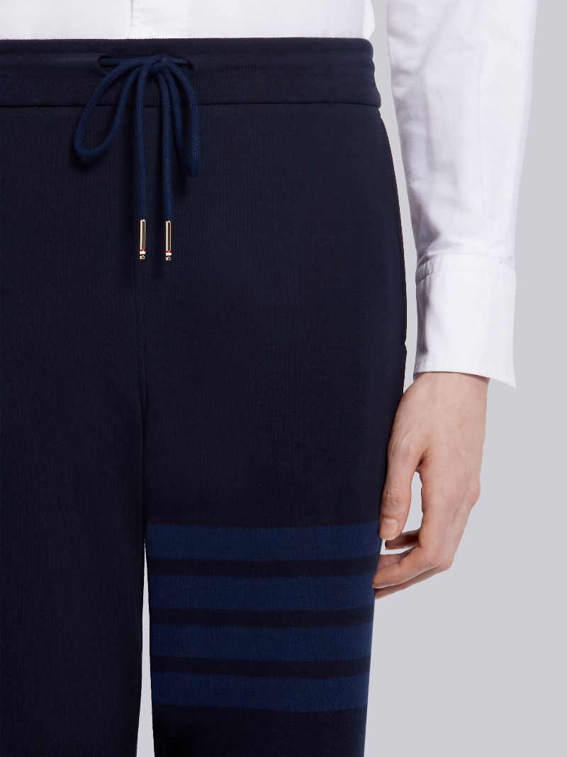 thom browne navy sweatpants