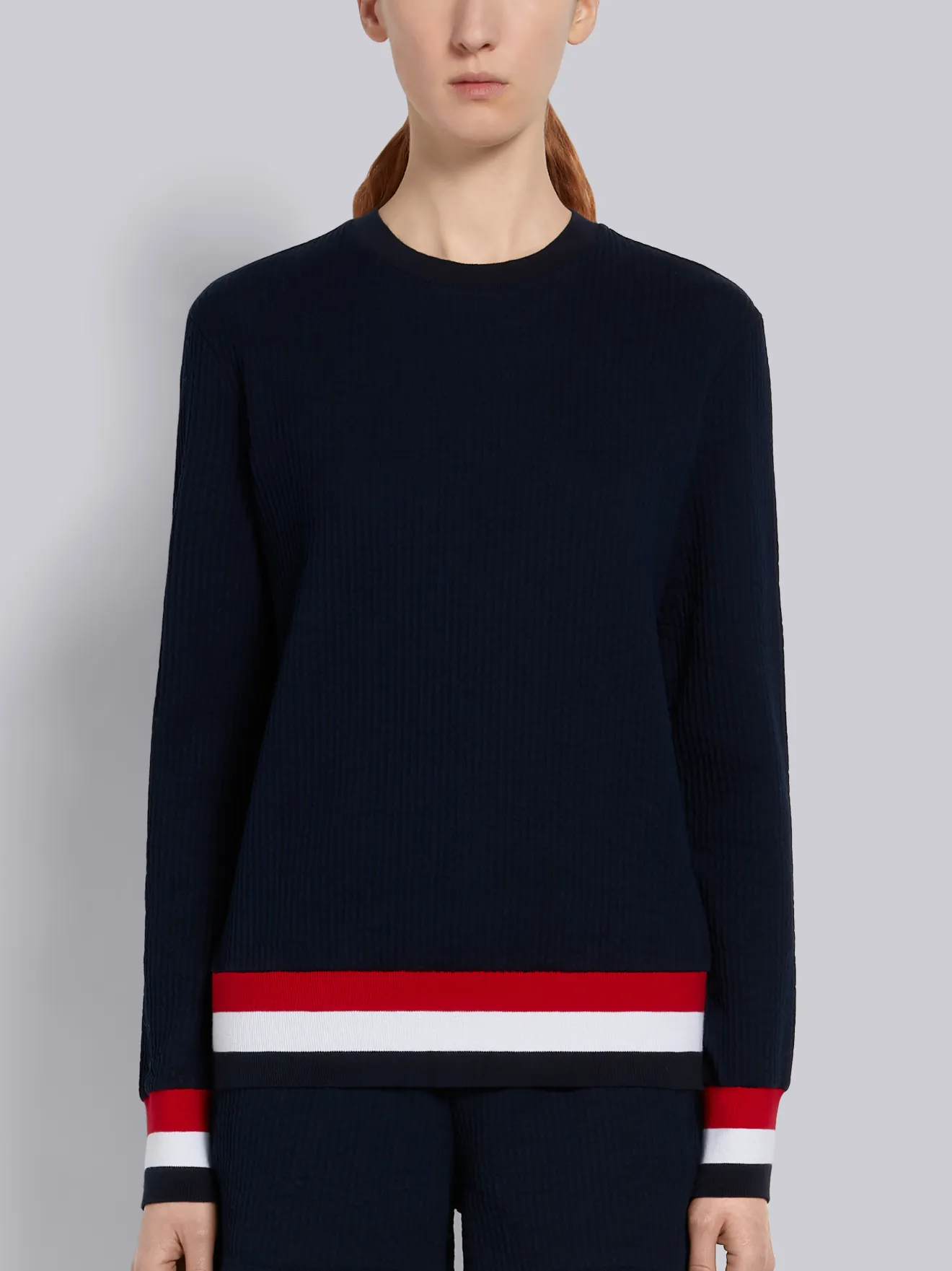 tri color sweatshirt