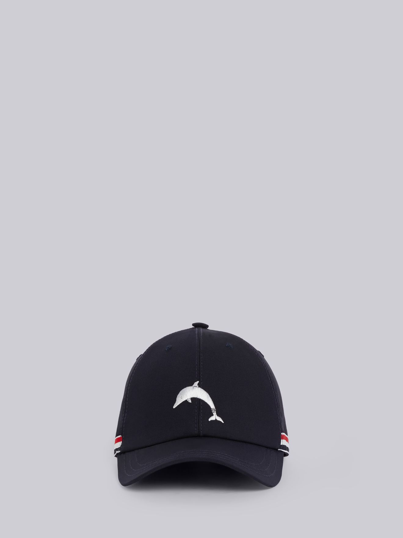 Navy Dolphin Embroidered Baseball Cap | Thom Browne