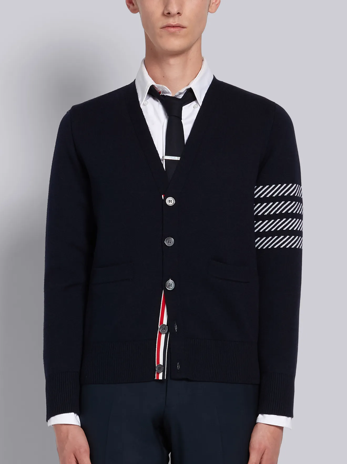 thom browne dolphin cardigan