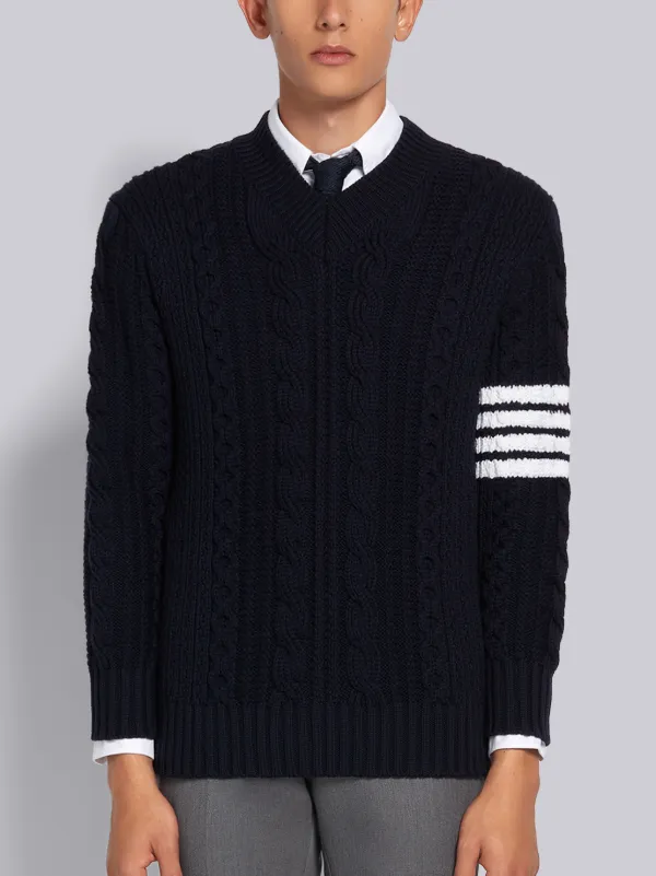 thom browne black cardigan