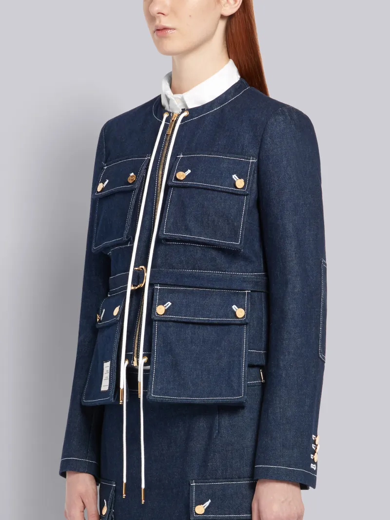 thom browne denim jacket