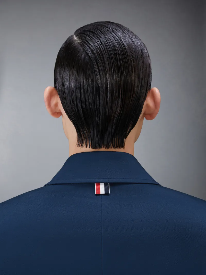 Navy Mackintosh Bal Collar Classic Overcoat Navy Mackintosh Bal Collar Classic Overcoat