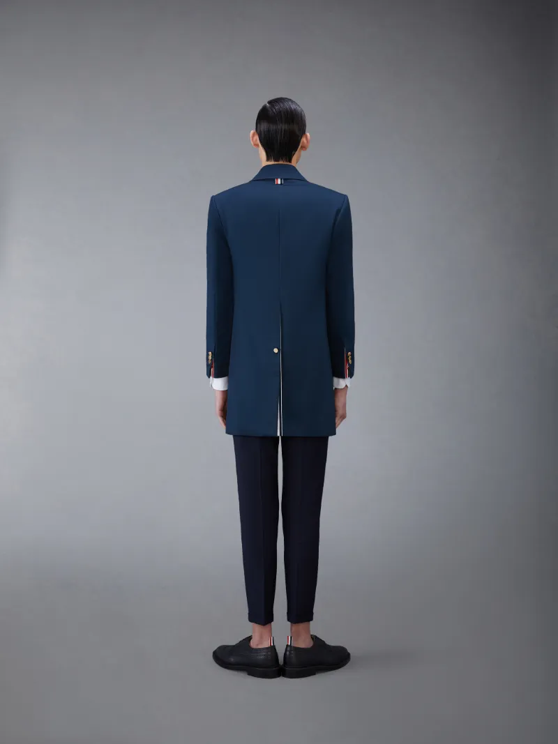 Navy Mackintosh Bal Collar Classic Overcoat Navy Mackintosh Bal Collar Classic Overcoat