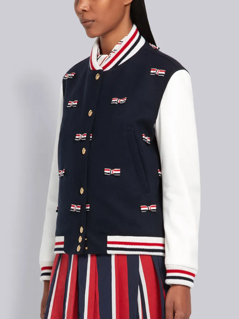 embroidered varsity jacket