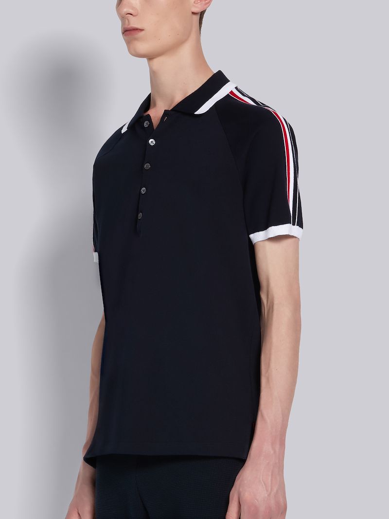 raglan sleeve polo