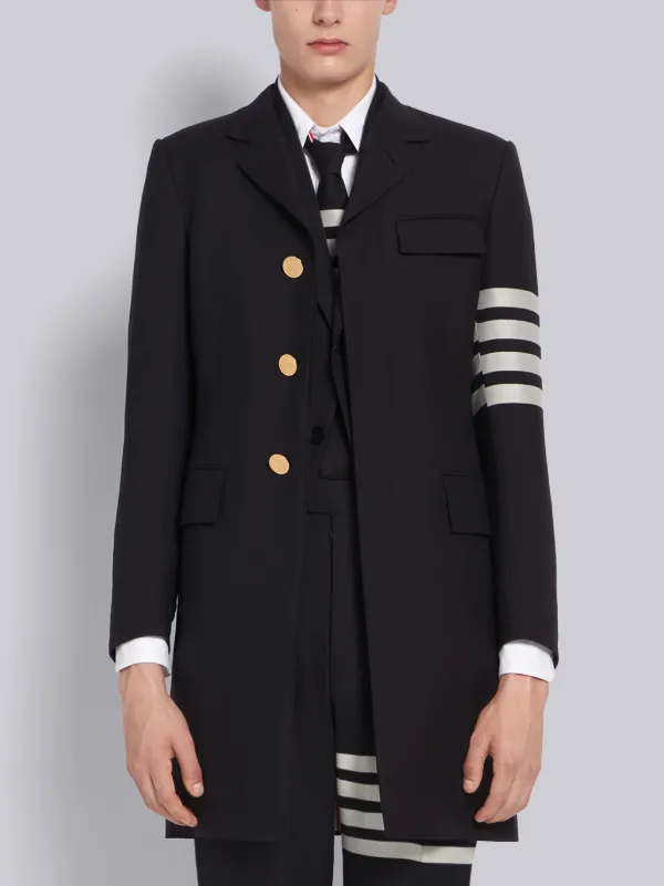 thom browne peacoat