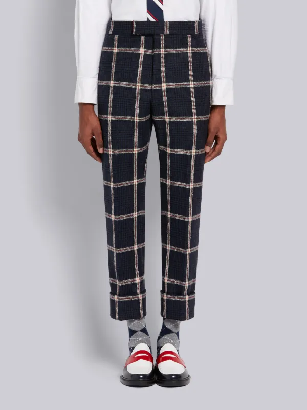 men's chequered trousers