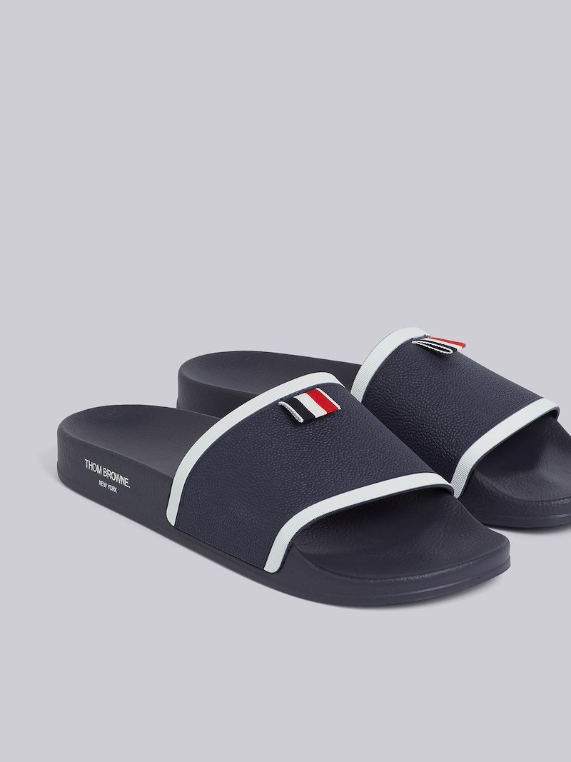 navy pool sliders