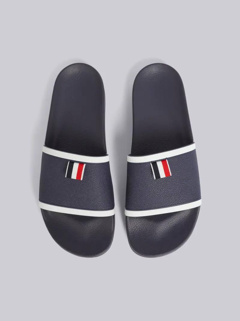 navy pool sliders