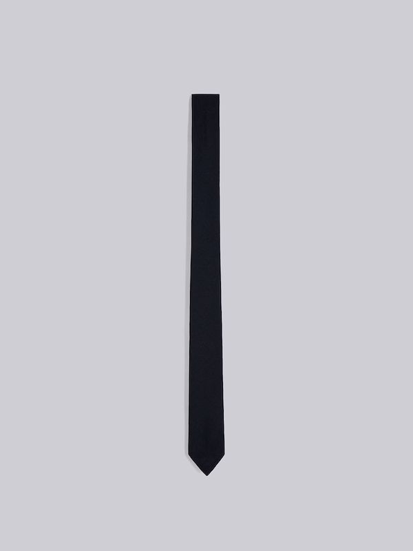 Navy School Uniform Plain Weave Classic Necktie